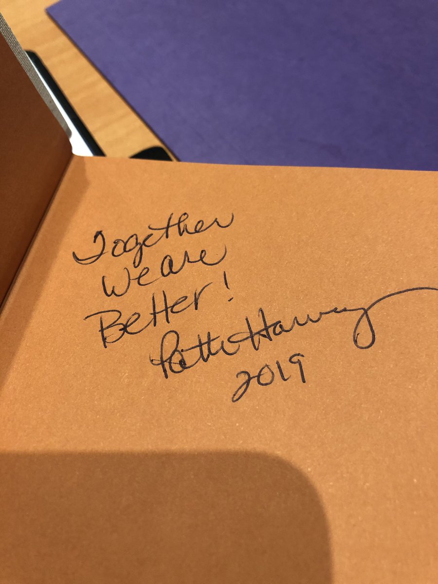 Thank you <a href="/patti1643/">Patti Harvey</a> for the book. I agree that we are better together. #LoveIsMedicineKP19