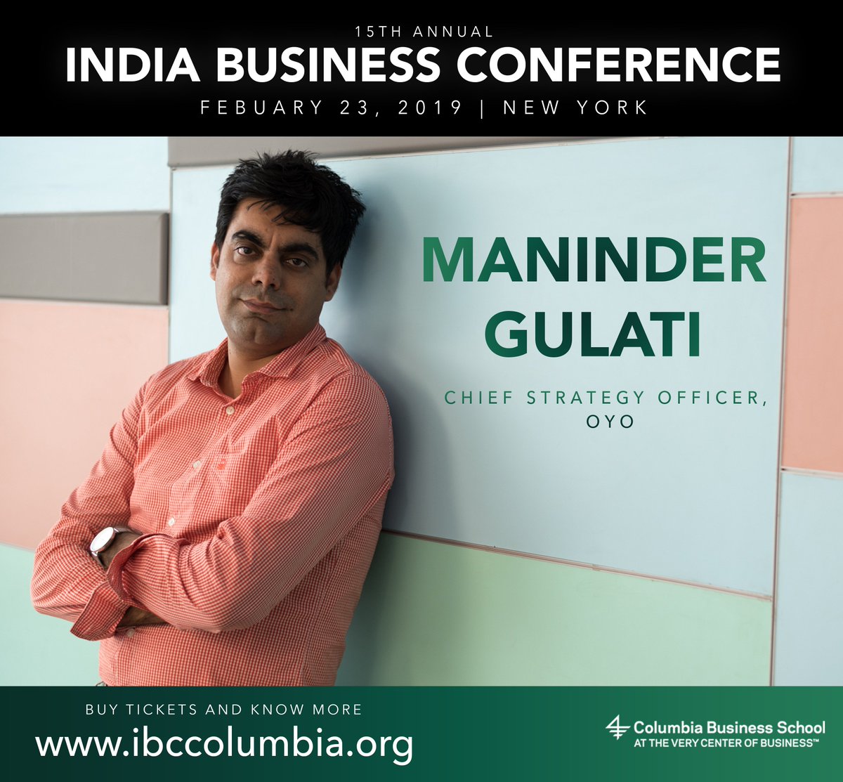cbsibc1's tweet photo. @oyorooms was Maninder’s first investment. Few VCs can lay claim to seeing their first baby scale from $1M to $5B. Learn about OYOs journey from VC turned OYOpreneur, @maninderg13 
Tickets: https://t.co/wl0UZgNGQ8

#CBSIndiaBusinessConference #CBSIndiaBizCon #cbsibc @CBSIBC https://t.co/SWbJrE7gGF