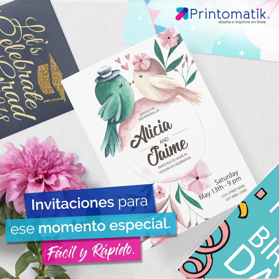 printomatik's tweet image. Configura tus invitaciones, selecciona alguna de nuestras variantes y recíbelas en tu domicilio. #ImprimeEnLínea #webprint #impresionaltacalidad #imprentaonline #printomatik