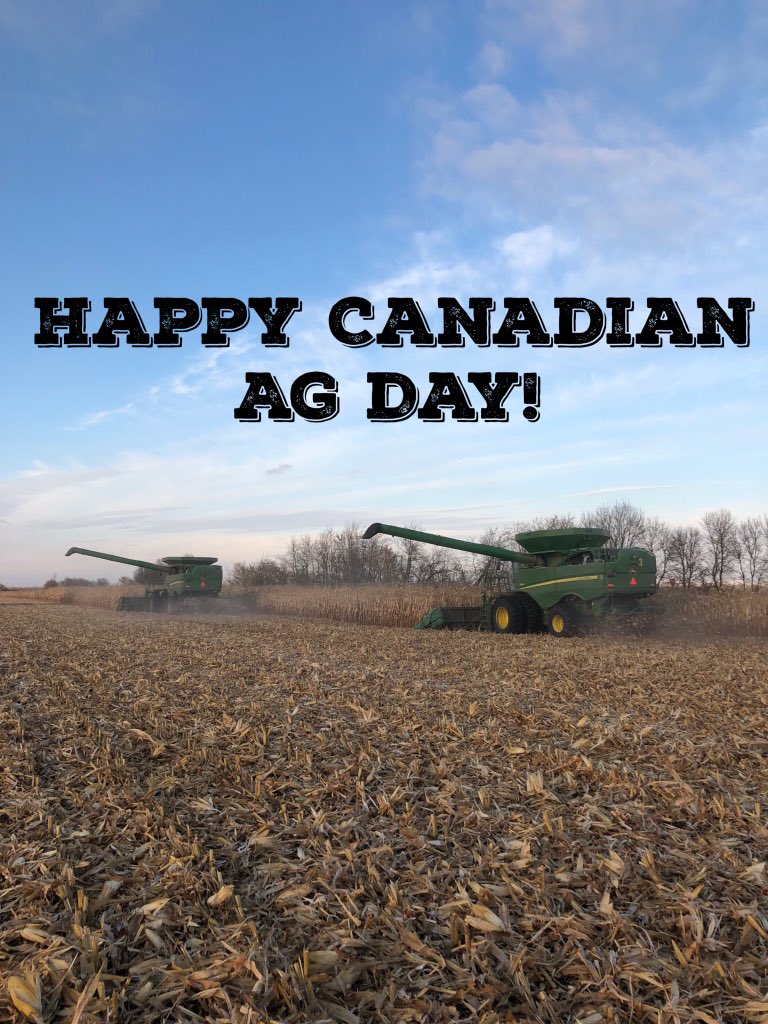 Happy #CdnAgDay2019! We are so proud to be involved in a great industry that provides safe, healthy, delicious food for our country!