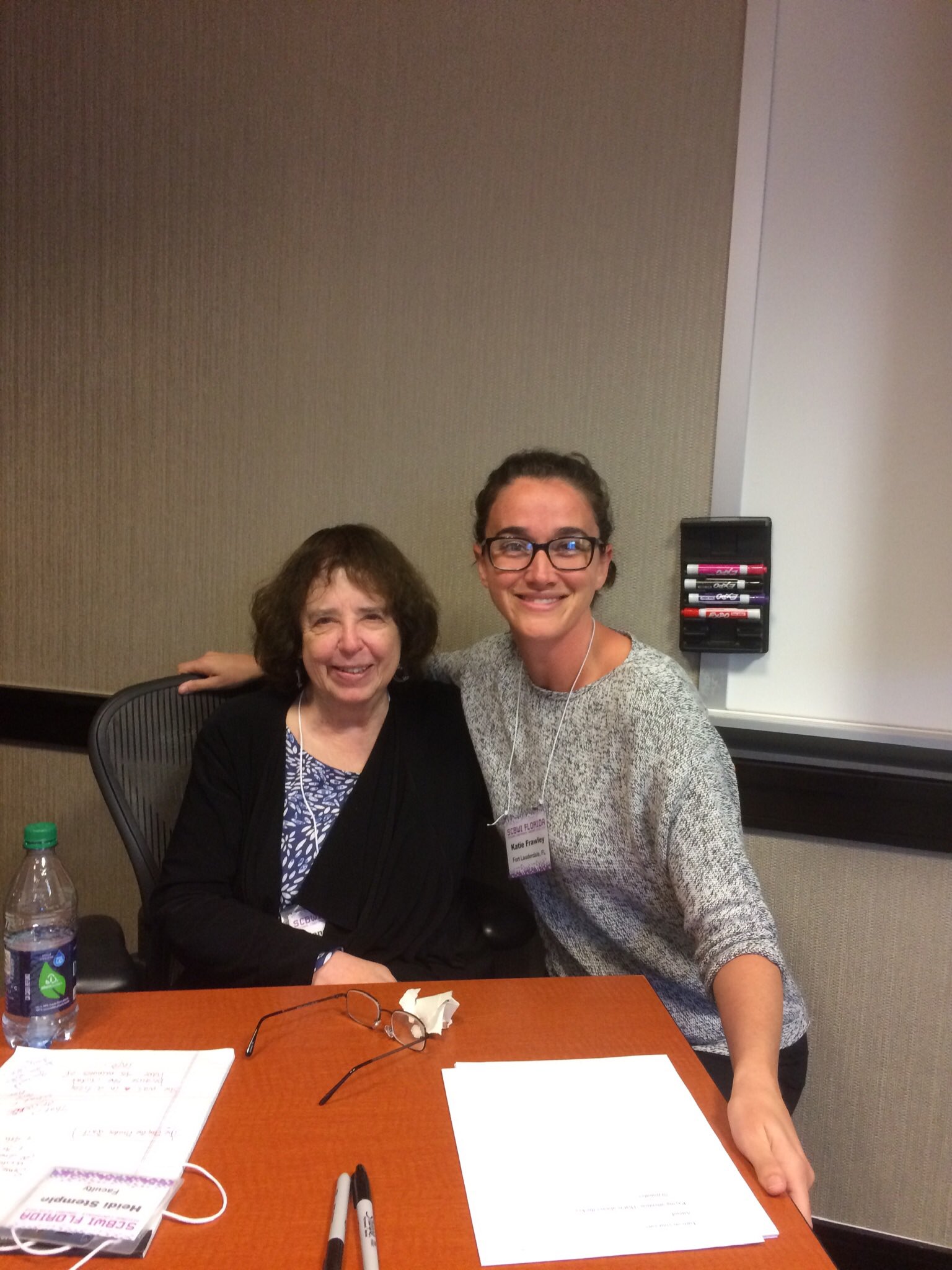   Oh, look! An occasion to share my picture of me and Jane Yolen. Happy Birthday, Jane!!! 