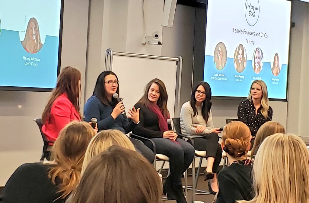Marie Bauer (@zylo_marie) on Twitter photo Inspiring panel of female founders and CEOs <a href="/LadiesInSaas/">Ladies in SaaS</a>, including <a href="/Haley_Altman/">Haley Altman</a> of <a href="/DoxlyApp/">Doxly</a> and <a href="/RobinLFleming/">Robin Fleming</a> of <a href="/AnvlApp/">Anvl</a> from the <a href="/highalpha/">High Alpha</a> family.🙌 Inspiring panel of female founders and CEOs <a href="/LadiesInSaas/">Ladies in SaaS</a>, including <a href="/Haley_Altman/">Haley Altman</a> of <a href="/DoxlyApp/">Doxly</a> and <a href="/RobinLFleming/">Robin Fleming</a> of <a href="/AnvlApp/">Anvl</a> from the <a href="/highalpha/">High Alpha</a> family.🙌