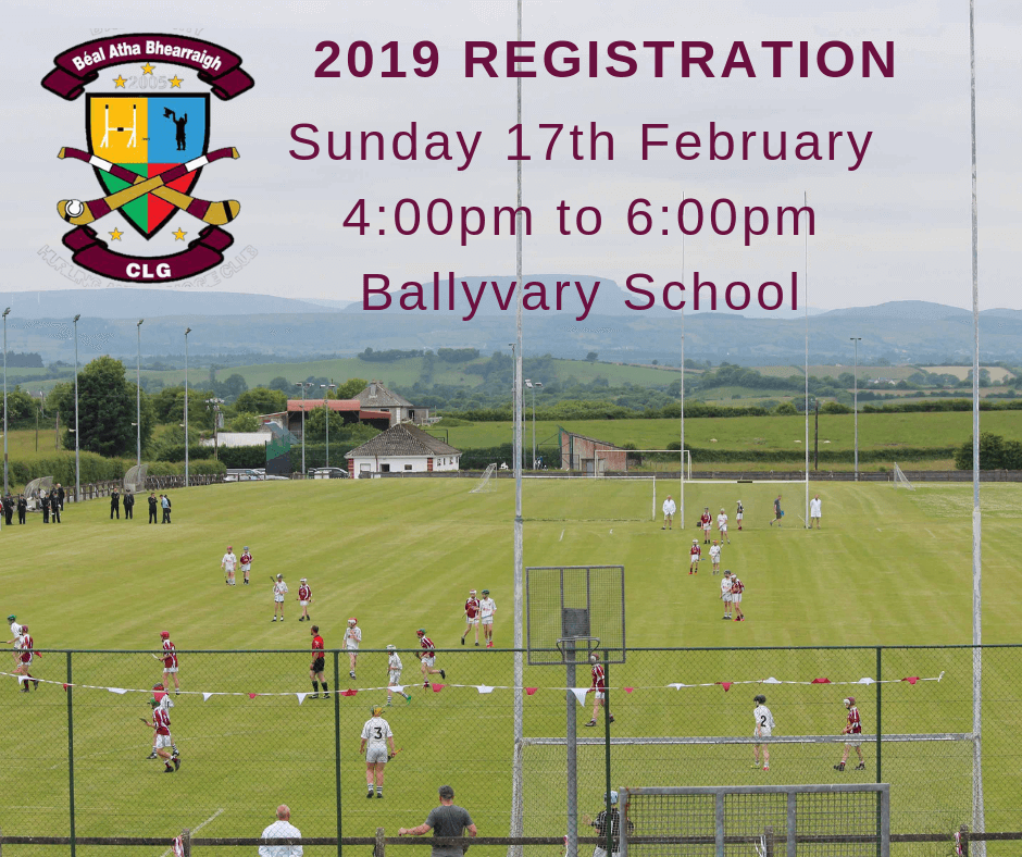 BallyvaryHC's tweet photo. Want to play #hurling? Ballyvary Hurling Club is located in central Mayo with great facilities including a hurling wall and astro. Registration is on this Sunday 17th for boys and girls aged 5 and upwards @Balla_Secondary @MeelickN @balla_ns @mayohurling https://t.co/3LEhSne1IR
