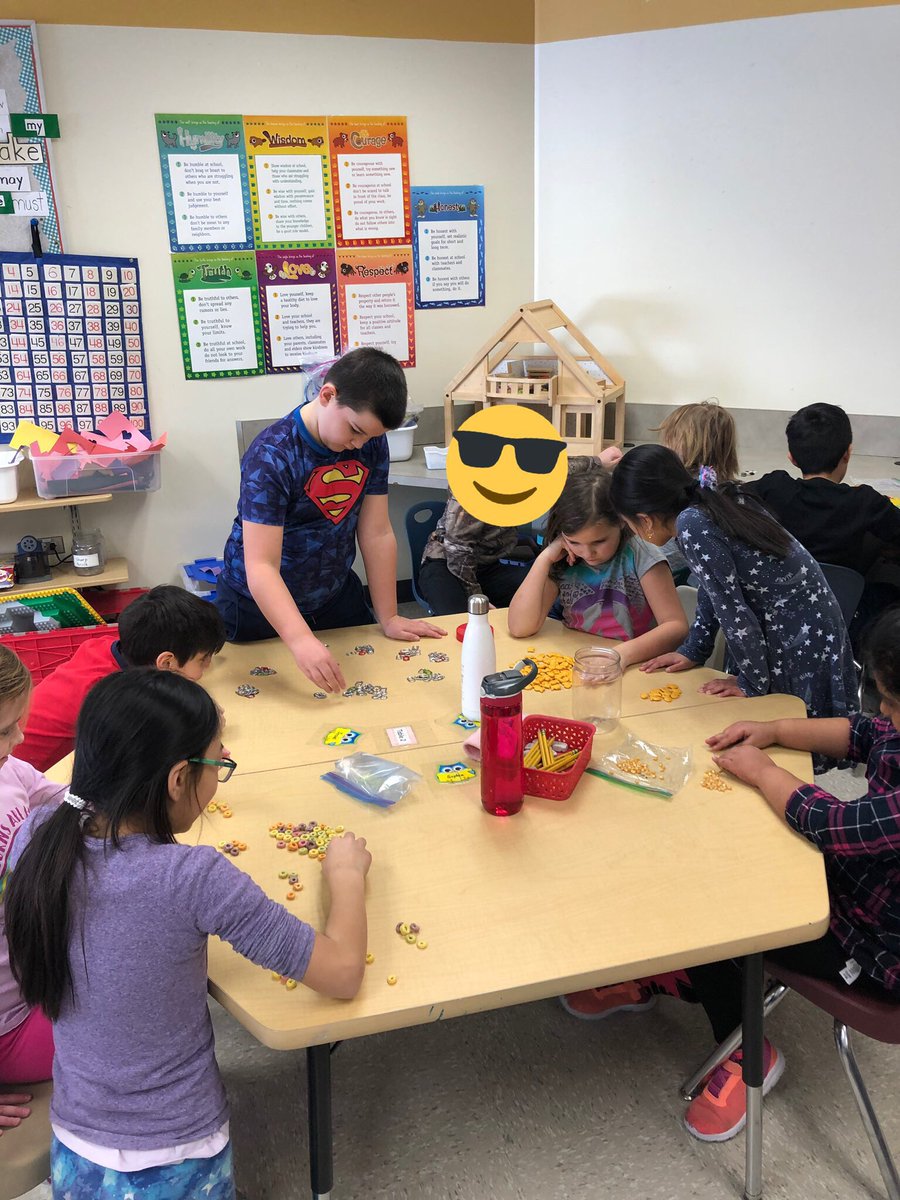 JuliaBirss's tweet photo. We celebrated the 100th day of school today. One of the activities we did is count our collections of 100 in different ways with our learning buddies! @islandLRSD @Braken2 https://t.co/2Qa7Z7XRFd