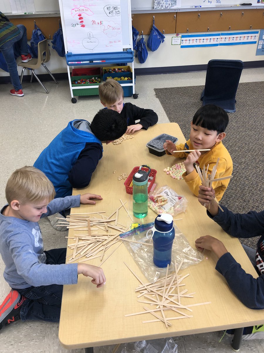 JuliaBirss's tweet photo. We celebrated the 100th day of school today. One of the activities we did is count our collections of 100 in different ways with our learning buddies! @islandLRSD @Braken2 https://t.co/2Qa7Z7XRFd
