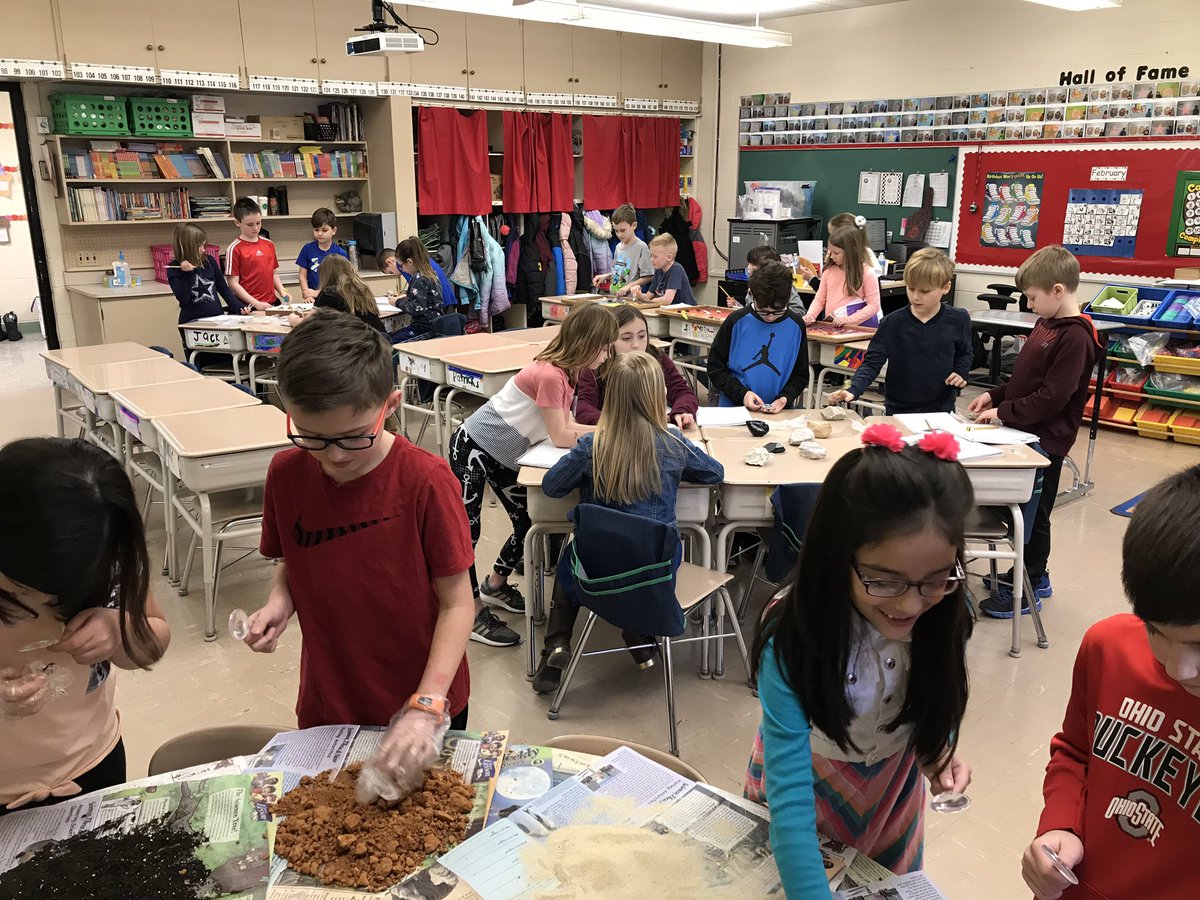 Investigating rocks, minerals, and soil today. #mrb