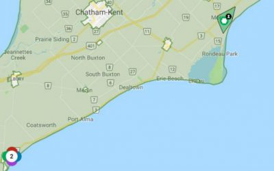 UPDATE: Just over Hydro One 350 customers still remain without power in the Rondeau Park area.  blackburnnews.com/chatham/chatha… #ckont