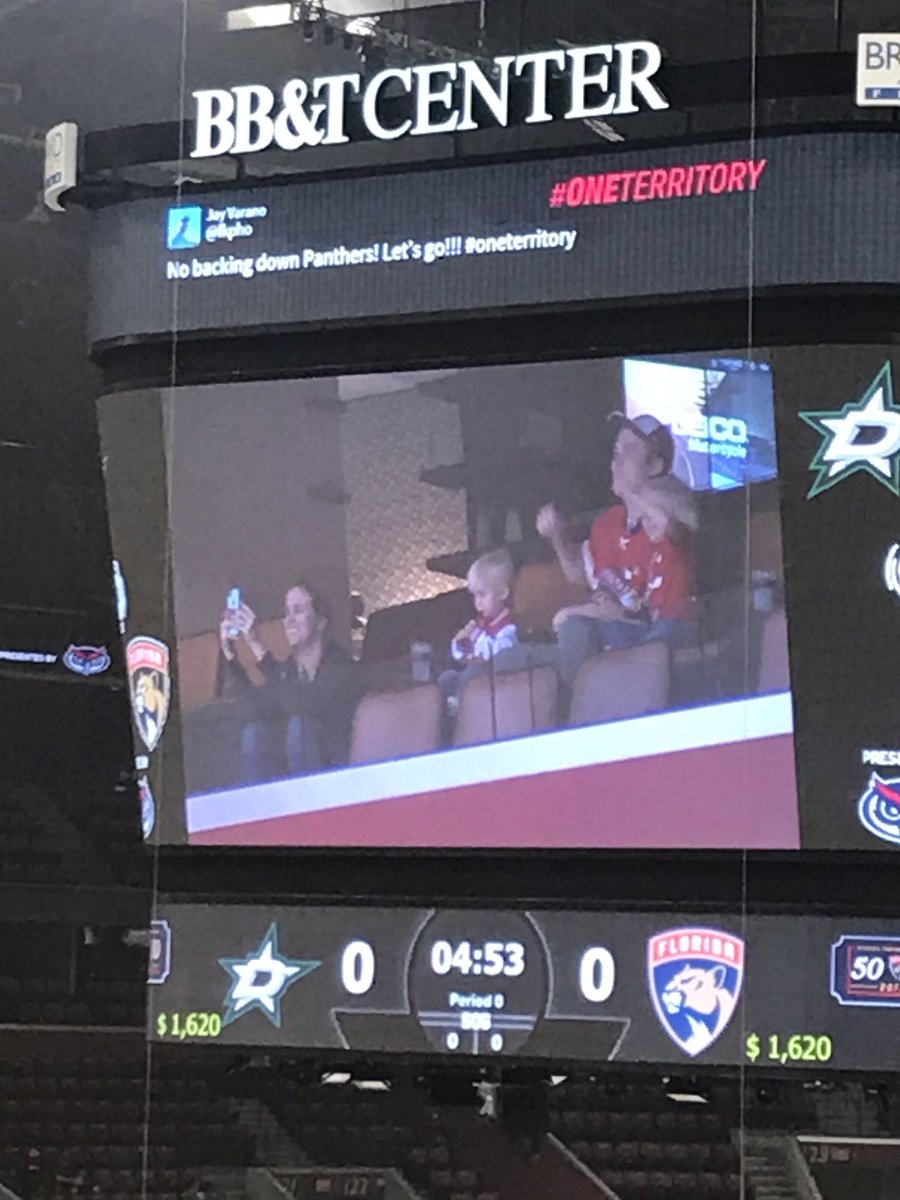 KKac1001's tweet photo. Let’s go Panthers!!!! We’re here!! #oneterritory https://t.co/LSDzhRReVl