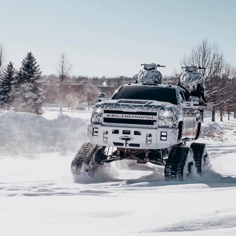Who else would rip this beast around in the snow?