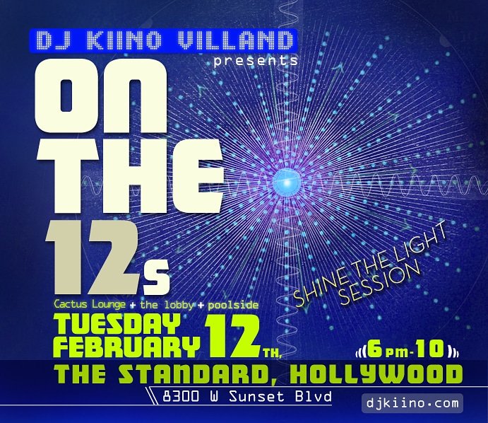 kiinovision's tweet photo. #OnThe12s β‘Shine The Light Session β‘ #warmsounds #DJKiino #DJ #LosAngeles #WestHollywood #DeepDisco #balearic #TripHop #soul #funk #boogie #minimal #electro #RareGroove #irie #CaliLove #WeHo #StandardHollywood #nightlife #eveningops #AnnieLennoxDigsMyJams #bluewave π https://t.co/p6Jh9Ilatc