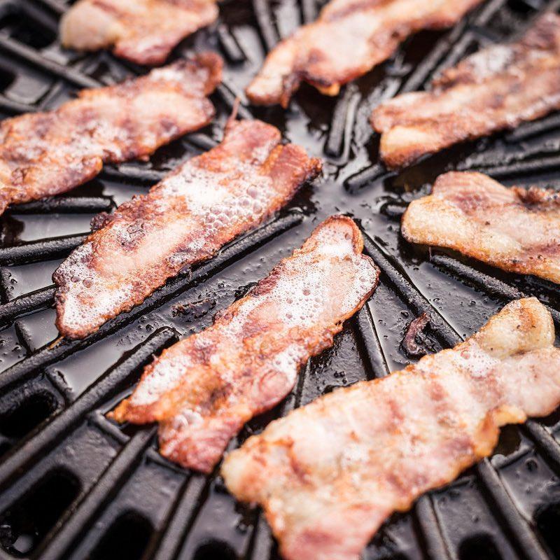 It’s impossible to have a bad day when it starts with bacon at your campsite. #goforthefunofit #🥓