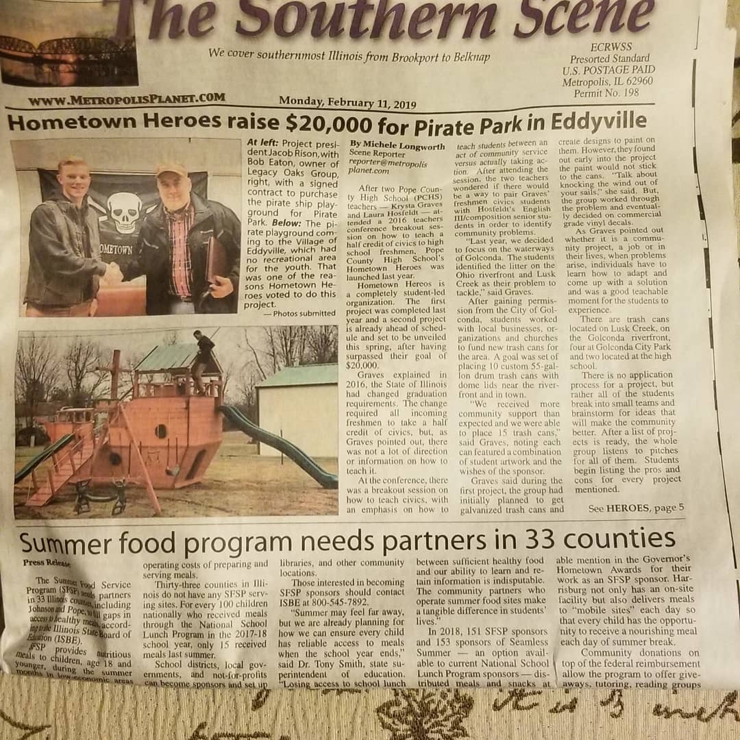 pchslib's tweet photo. Ahem. Be sure to come by the library and read The Southern Scene, featuring your Hometown Heroes this week! @PCHS_Pirates https://t.co/uyGsyx7PUZ