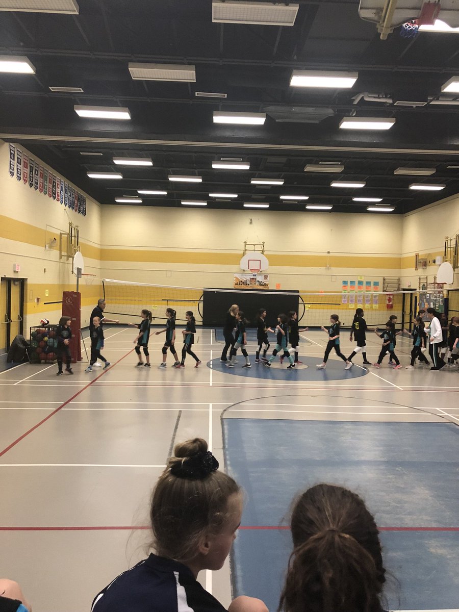 MrsDeees's tweet photo. @TDESAA_TDSB 
@EglintonTDSB 
Fantastic day for the Eglinton PS girls volleyball team. 3rd place and on to the quarter finals. Amazing effort made by each and everyone. Way to go! https://t.co/sX86G8rehE