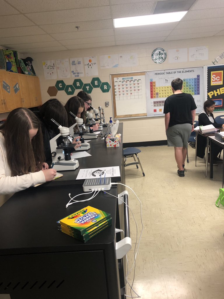 CMShowellsclass's tweet photo. Observing mitosis in plant and animal cells!! @KCSScience https://t.co/6rwiyosW6A