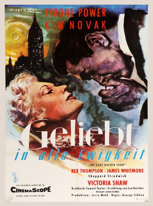 Happy birthday Kim Novak - THE EDDY DUCHIN STORY - 1956 - German release poster 