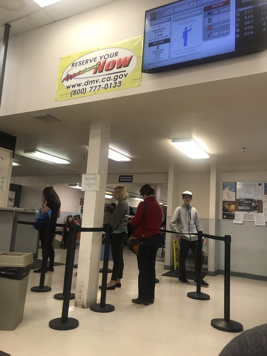 thefamilycoach's tweet photo. My kid is taking her driving permit test. Waiting on the edge of my seat totally stressed out. #parenting #atthedmv https://t.co/pXmSTV0huh