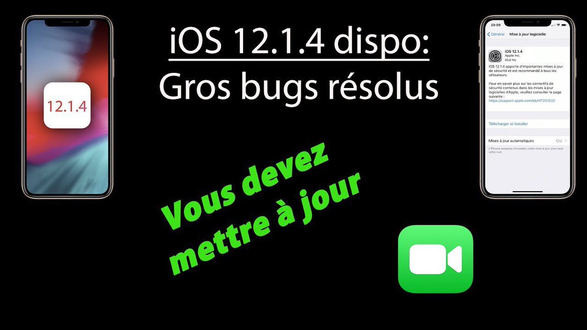 iRomainoff's tweet image. À TOUS LES DÉTENTEURS D’APPAREILS APPLE VOUS DEVEZ METTRE À JOUR ET VOICI POURQUOI ! 

#iOS1214 

youtu.be/piJ-1T-SjmU