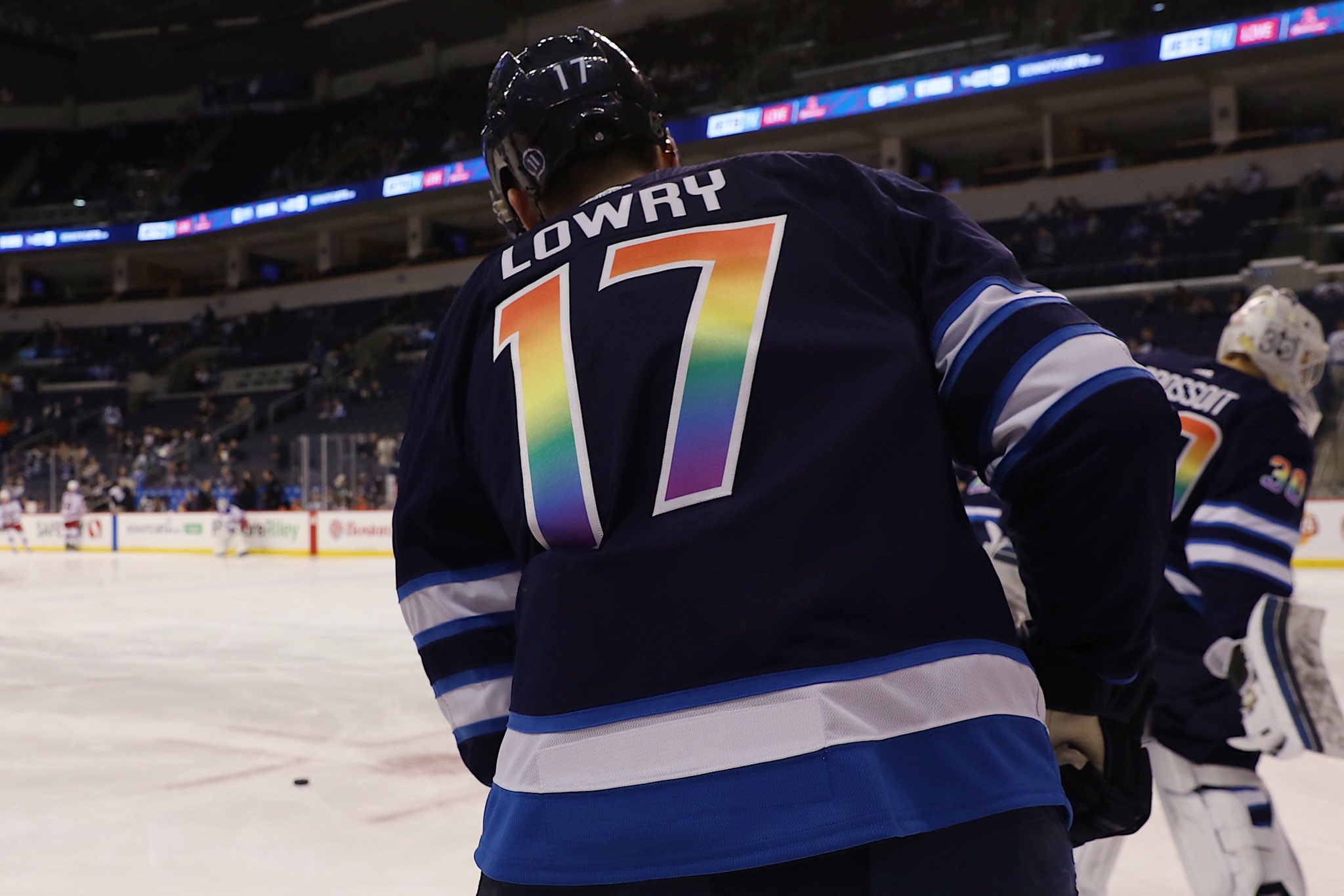 Game Worn Winnipeg Jets Jersey