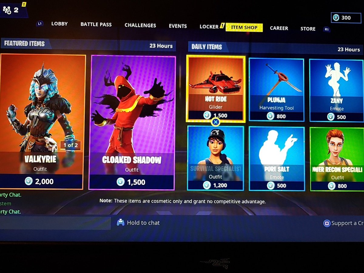 fortnite new shop