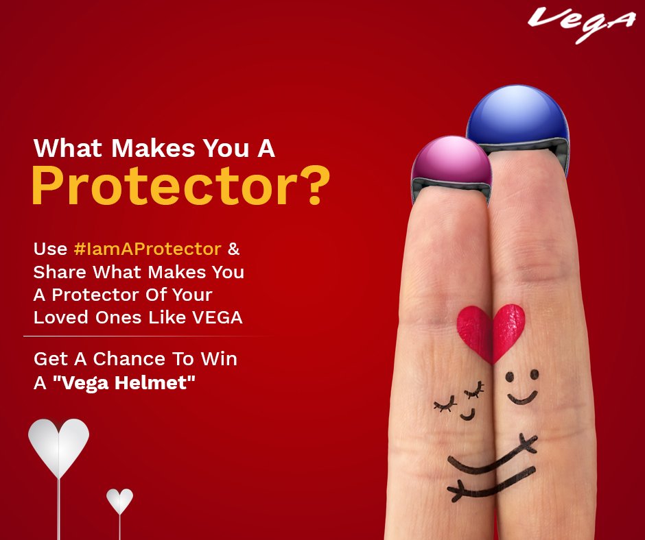 VegaHelmetIndia's tweet photo. Thank you all for actively participating in the contest.
The entries we received are really amazing. But as we promised to select one. We are going ahead with #IamAProtector contest.
#Vega #Helmets #ContestAlert #ValentinesSpecial #ValentinesDay #Contest #Love https://t.co/T5zUHnpKn2