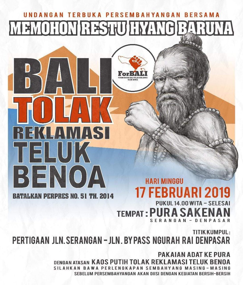 Kami ada dan berlipat ganda..

#balitolakreklamasi