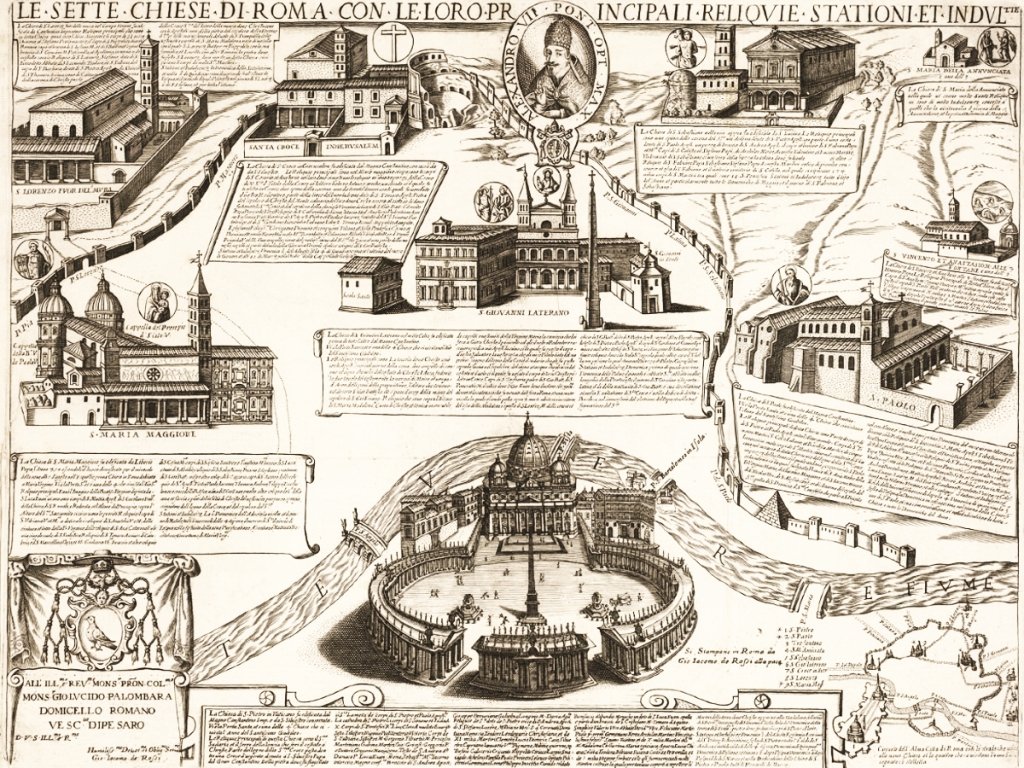 almanaccodiroma's tweet photo. #13Febbraio 1586… #Roma #AccaddeOggi, il #giro delle #settechiese https://t.co/IXKA4AlAQ5 https://t.co/jqvPd50uvv