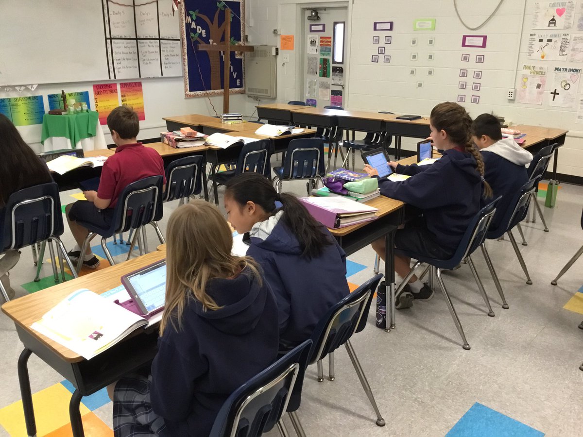 beththomas's tweet photo. Loved spending the day @SJSPlacentia and experiencing their day to day to engage learners! #ABLEOC #CatholicEdChat @DrBarisano https://t.co/ZYz756xLzj