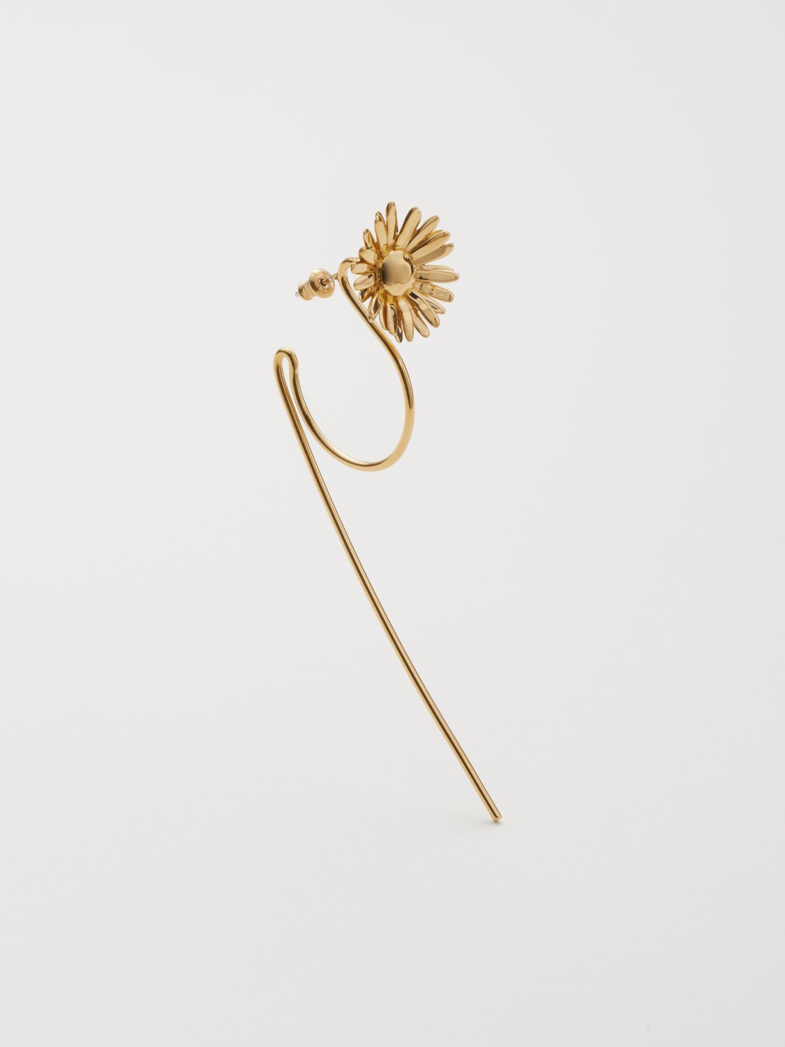Ambush Daisy Curved Loop Earring In Silber | ModeSens