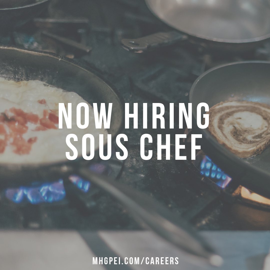 If you’re interested in joining a team where you can grow your career, we offer health and dental benefits, bi-weekly tip outs, and a wellness &amp; fitness program. 

Visit mhgpei.com/careers to apply.