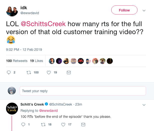 How many syllables can Catherine O'Hara fit into 'inappropriate'? / Twitter