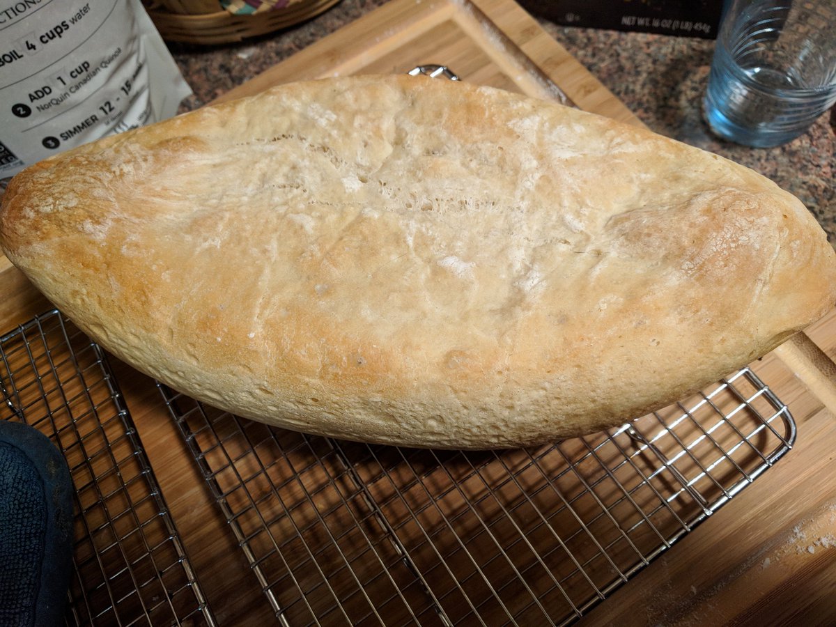 Kiitsuchan's tweet image. Finally tried out the @Lekue bread maker @faraque got me for Christmas! I think I put too much dough in it, so I unclipped it partway through baking. Baked the rest of the dough in a regular pan. I'll keep trying other recipes. It's tasty! #imadeathing
#SeattleSnowpocalypse
