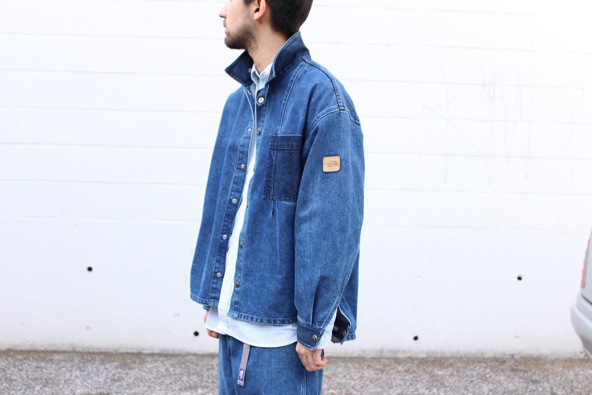 target white denim jacket