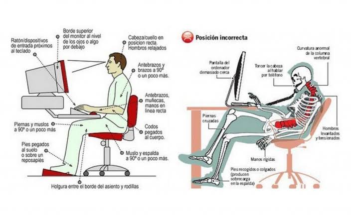 Los principios de una buena ergonomía laboral te brindará mucho bienestar en tu jornada laboral. Solo es cuestión de buenos hábitos ergonómicos. ¿Te arriesgas?. #ergonomics #fisioterapia #pain #habitos @ASPETEFI <a href="/WCPT1951/">WCPT1951</a>