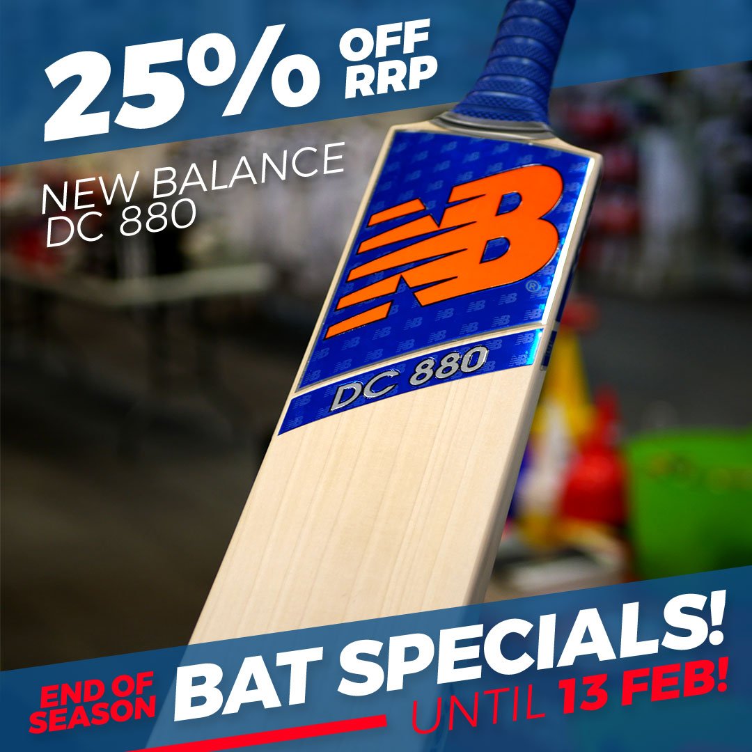 KingsgroveSport's tweet photo. It's the LAST DAY of our End of Season Bat Specials at #KingsgroveSports! Get 30% OFF RRP on a new @NBCricket DC 880! Act fast β our sale ends TODAY!
πππ
#cricketbat #batspecials #nbcricket #DC880 #newbalance #cricketau #cricket #cricketsale #cricketbatsale https://t.co/ILzv7ApGHx