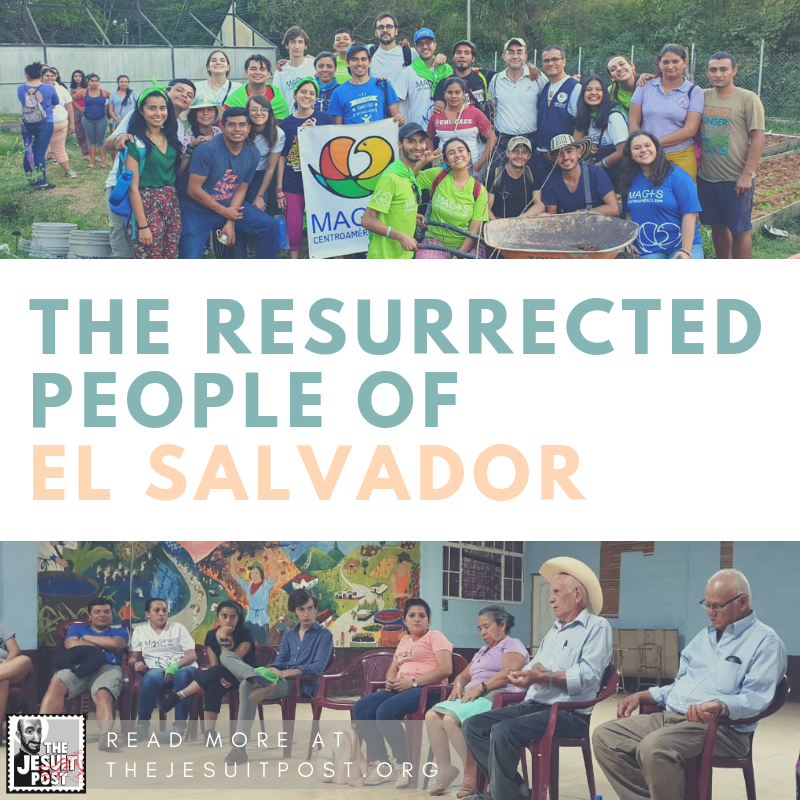 TheJesuitPost's tweet photo. “To visit El Salvador is to encounter a people impoverished, marginalized, tortured and killed, but a people who have risen and shown the world their glorious wounds.” Read more about the experience at #Magis2019 at: https://t.co/XPag7oZMsT @magiscam2019 https://t.co/78WUeDmnZI