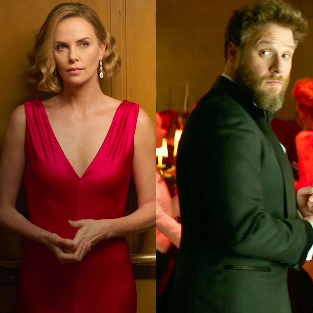 The first trailer for Seth Rogen and Charlize Theron's comedy