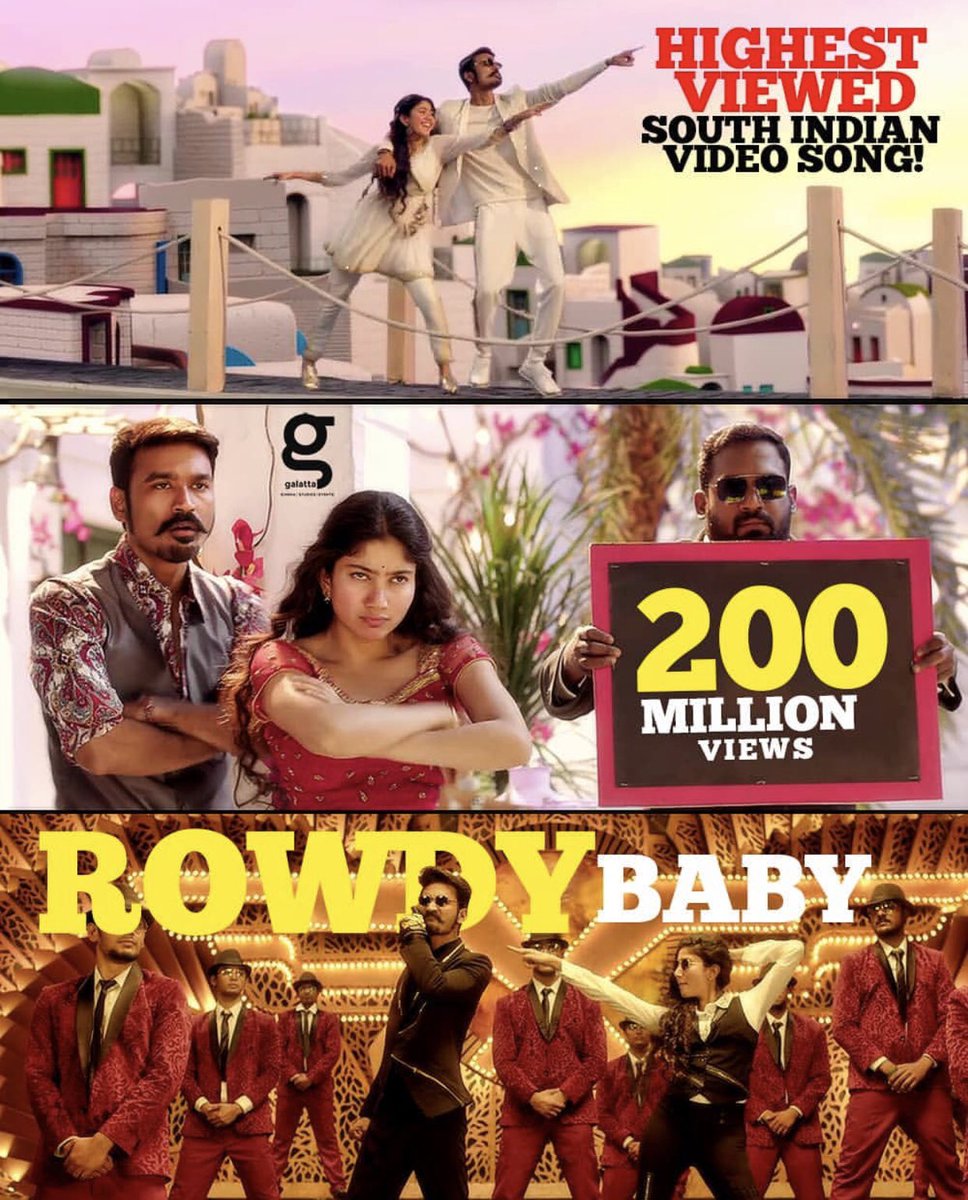 A new milestone 👌👏👏👏
All the best team @divomovies @thisisysr @irfanmalik83 
Congrats @shahir_muneer @ViyasD @AshmiFazo 👍
#RowdyBaby #2MillionViews #Maari2 #YoutubeRecords

@vbzu @cinemapayyan @manojkannanece @noiseandgrains