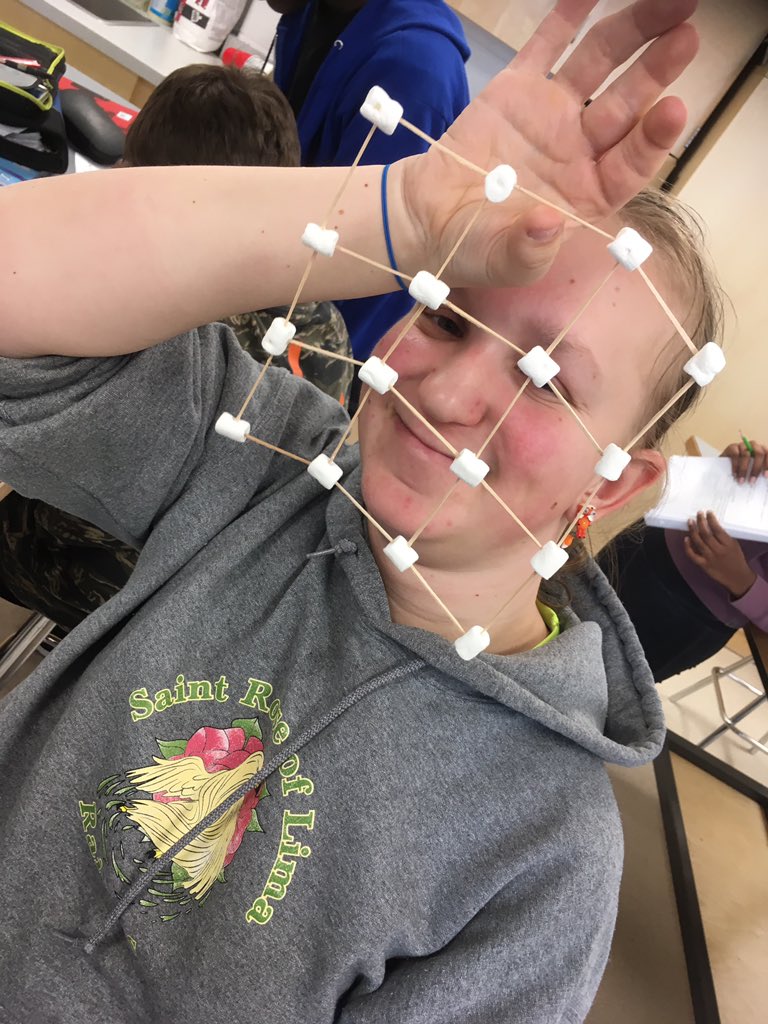 ChrystalPaddock's tweet image. Toothpick patterns. Today we explored linear and non linear relations through toothpick patterns and marshmallows. #grade8 #mathisfun #linearrelations @OLG_CCSD #marshmallows #yummymath