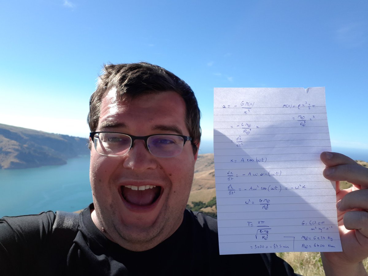 renaudflo's tweet image. Today, I am at the closest point on land to the exact antipode of my birth place.
If I drill a hole through Earth (and ignore everything that would kill me, as per usual) gravity would put on the other side in 42 min!
I might just do this and avoid 30 hours in planes again.