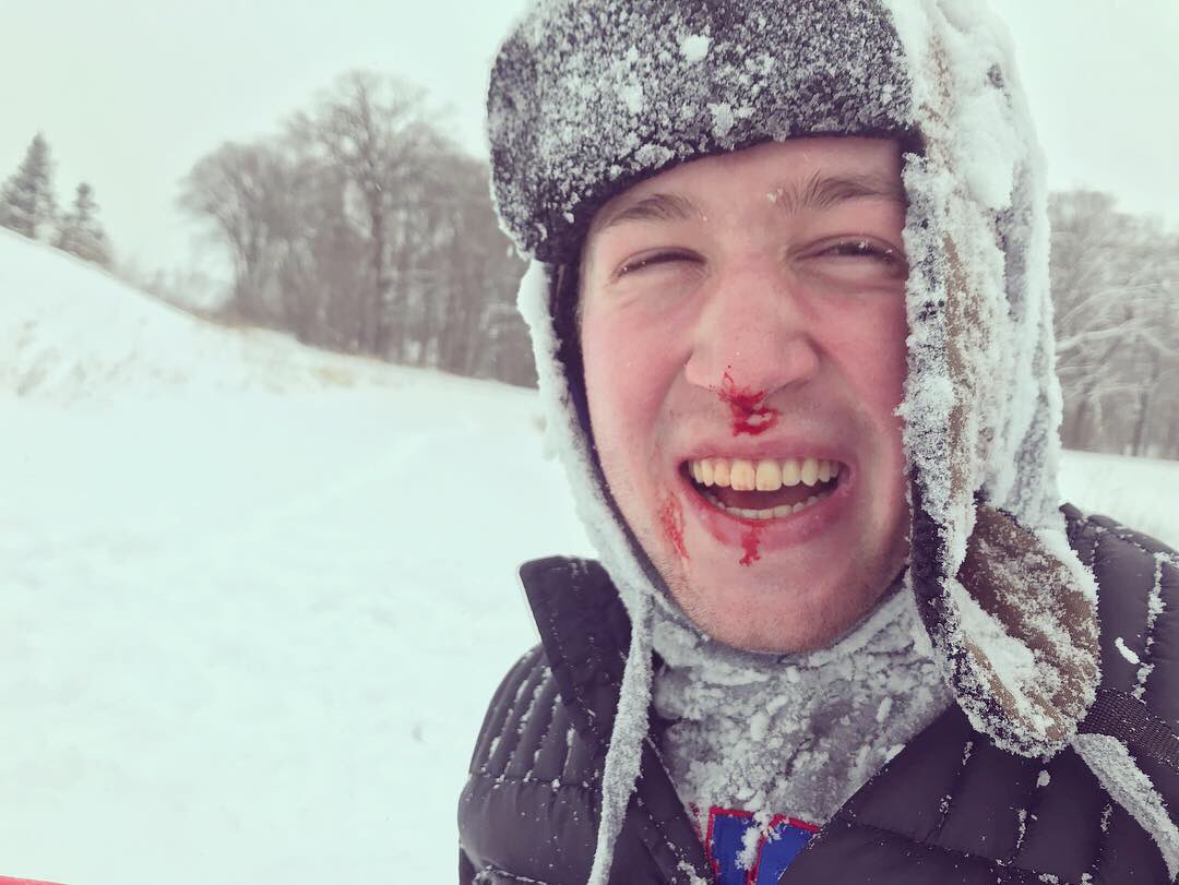 SWCHS_Strength's tweet photo. What else are you supposed to do after 12” of fresh pow?? #StarStrength #StrengthAndConditioning #Sledding #TyTookOneForTheTeam #ToughGuy https://t.co/1zTu729smQ