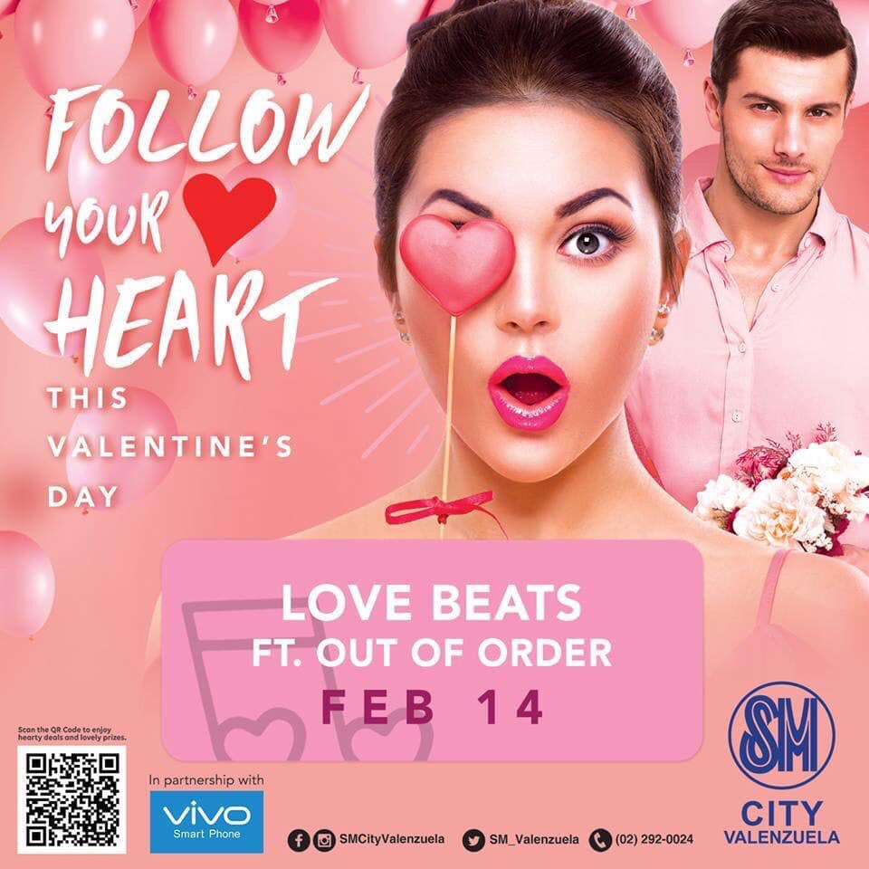 outoforderph's tweet photo. All you need is love 🎶❤️

We’ll be spreading some love for you guys on Valentine’s Day tomorrow at SM City Valenzuela from 4pm-6pm, then at @Mows_Bar after from 9pm onwards! ❤️❤️❤️

There’ll also be special surprise from us tomorrow, so see you there! 😉🎶❤️🎸🎸🎸 https://t.co/ZZgPiSSRmt