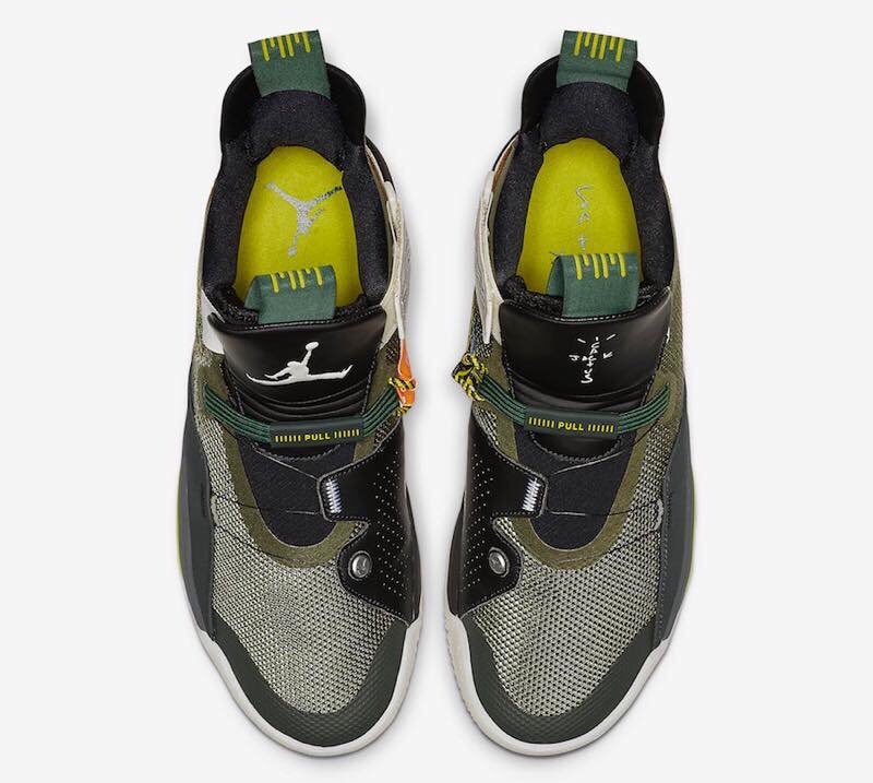 Travis Scott × Nike】 Air Jordan 33 “Army Olive”が海外2月14日 