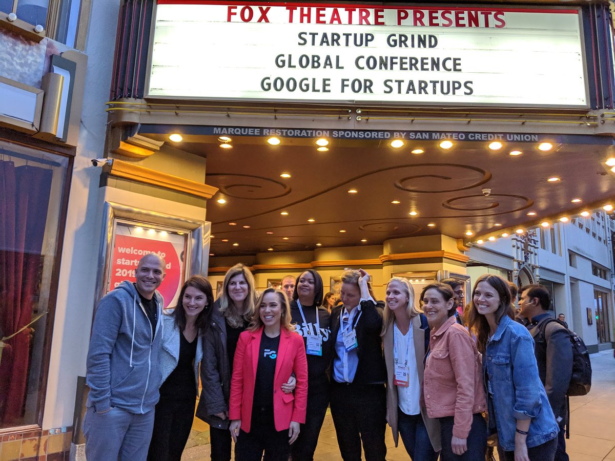 LorraineTwohill's tweet photo. So grateful for the opportunity to speak at @StartupGrind today. Huge thank you to @DerekjAndersen for such an inspiring event, @smithmegan for an amazing talk, and @MandelaSH and @bridgeabroad for our new @GoogleStartups x @FounderGym partnership. #SGGlobal https://t.co/Tv0eKFgajd