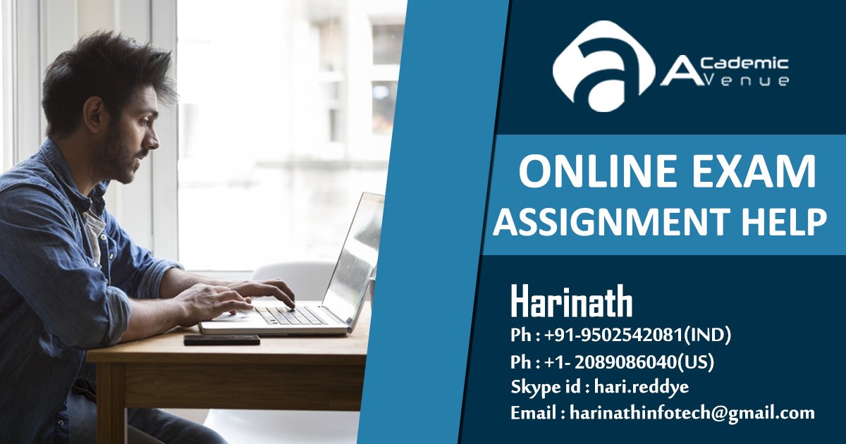 academic_avenue's tweet image. j.mp/2PB3c46
#AcademicAvenue provides #OnlineExamHelpforstudents. We are having a vast experience in providing assignments on all topics for all the classes.
#AssignmentWritingHelpService
#AssistanceForOnlineExaminations
#BestOnlineAssignmentWritingServiceForStudents