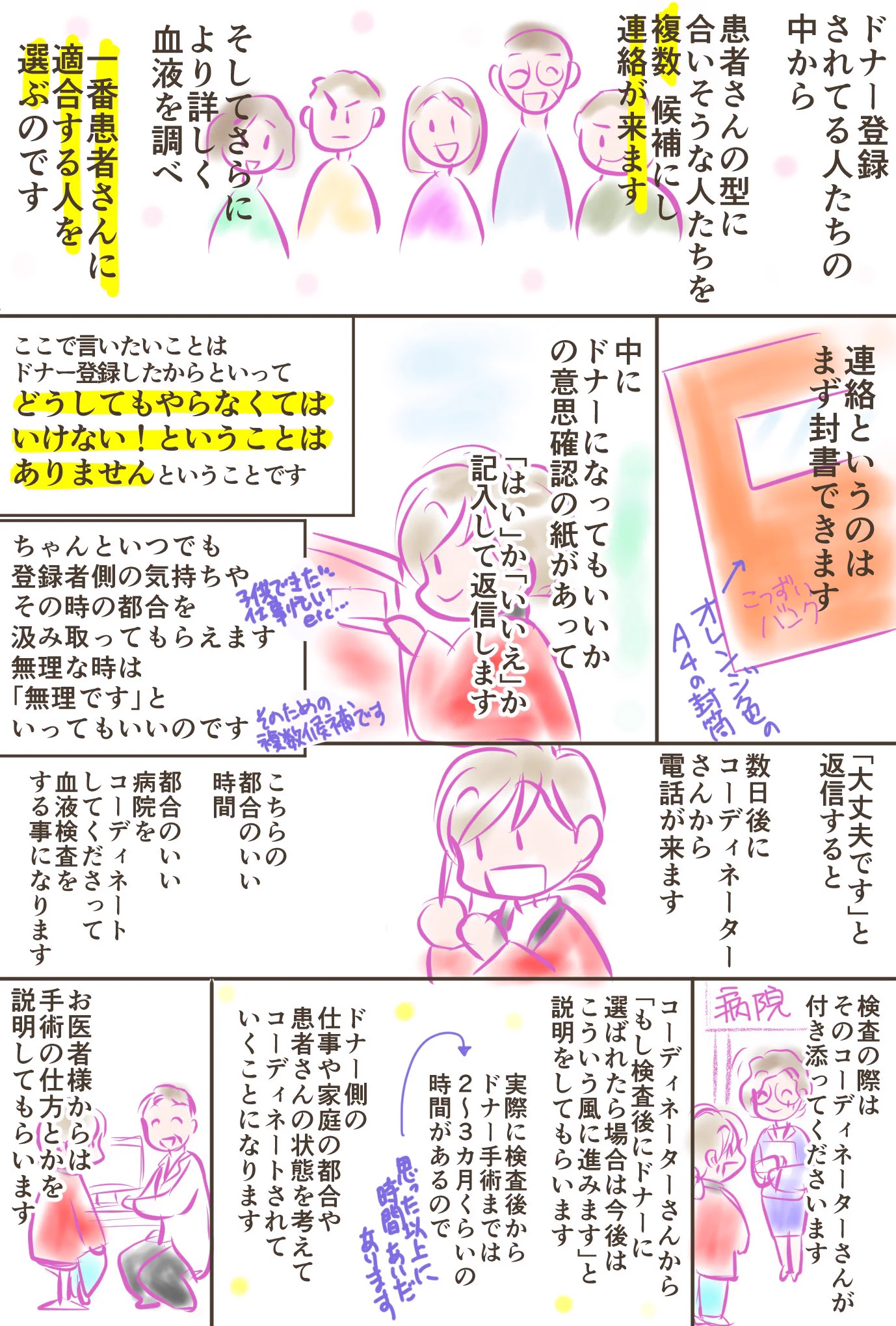 骨髄ドナー登録したら何がおこるの？ドナーの謎を解説！もう怖くない！