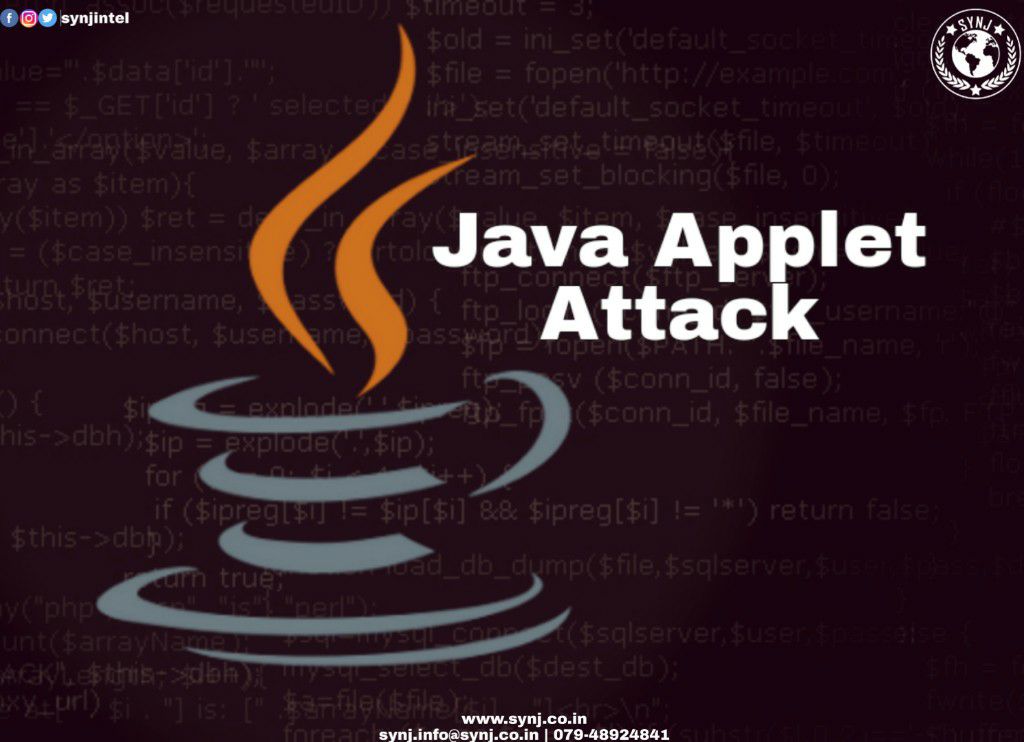 synjintel's tweet image. The Java Applet Attack method will spoof a Java Certificate and deliver a metasploit based payload
#java #attack #JavaApplet #android #ios #Windows #security #privacy #payload #metasploit #malicious #tech #infosec #wired #hack #spoof #DOS #certificate #synjintel #ahmedabad #india