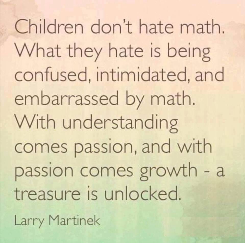 ❤️Amen! Build conceptual understanding, and students are passionate about math!❤️