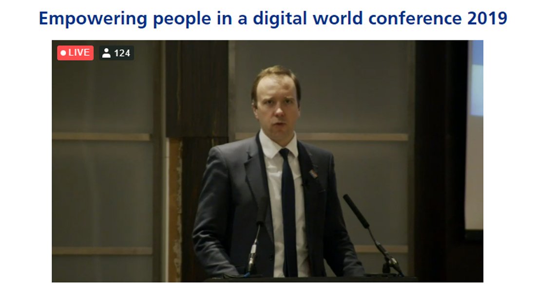 Today's #EPDW19 conference brings together people who are passionate about the power of digital tools, products and services in transforming how people manage their health and care, and have a more #PersonalisedCare experience. 

Follow the live stream: ow.ly/YcDC30nGqkI