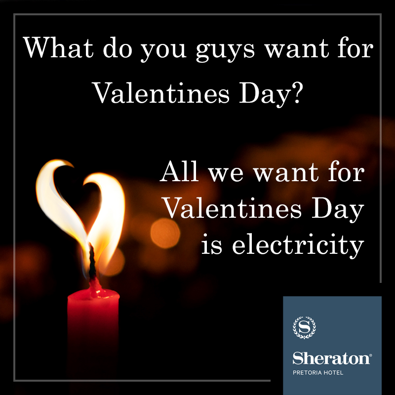 Tell us what you would like to get on Valentines Day?
#PravinGordhan #electricity #Eskom #EskomLoadshedding
