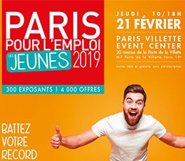 MijeAssociation's tweet photo. Jeunes diplômés à la recherche d'un #JobParis ? Ne manquez pas Jeudi 21 février 2019 le salon Paris pour l'emploi des jeunes 2019.
Découvrez les entreprises présentes et consultez les offres :
https://t.co/lmn8D7wIBO
#ParisEmploiJeunes #ParisEmploi #JobIDF https://t.co/Mk4zFgC3ME